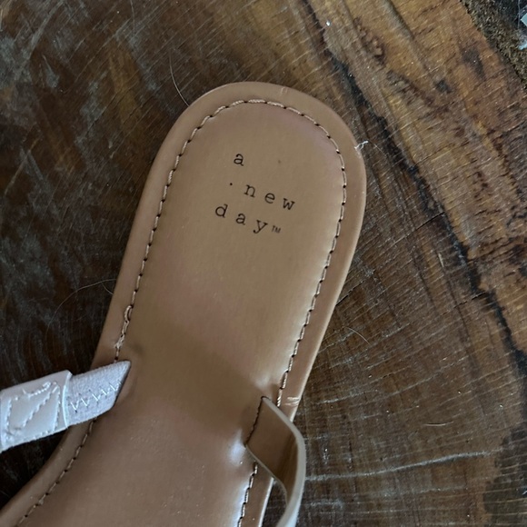 A New Day Gold and Tan Sandals with Metallic Embellishments - Picture 3 of 4